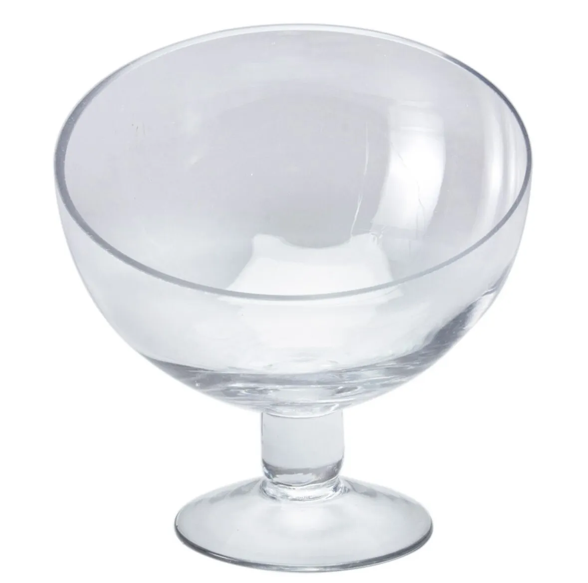 SRV44 :: Glass Serving Bowl on Stem