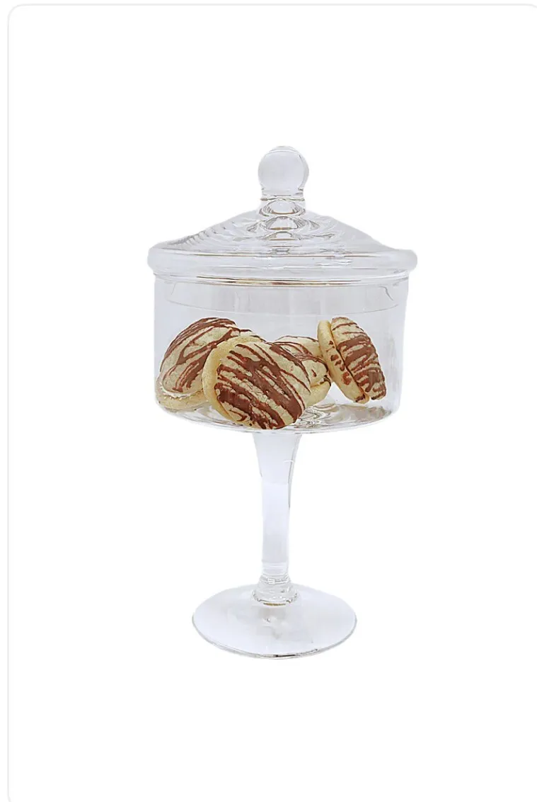 SRV77 :: 9.8" Stemmed Cookie Jar