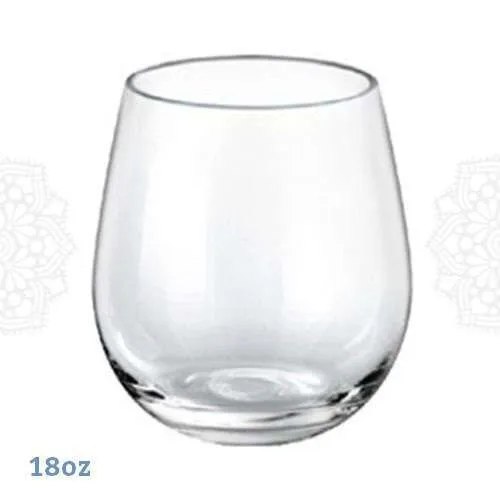 G121 :: Stemless Red Wine Glass 18 oz 