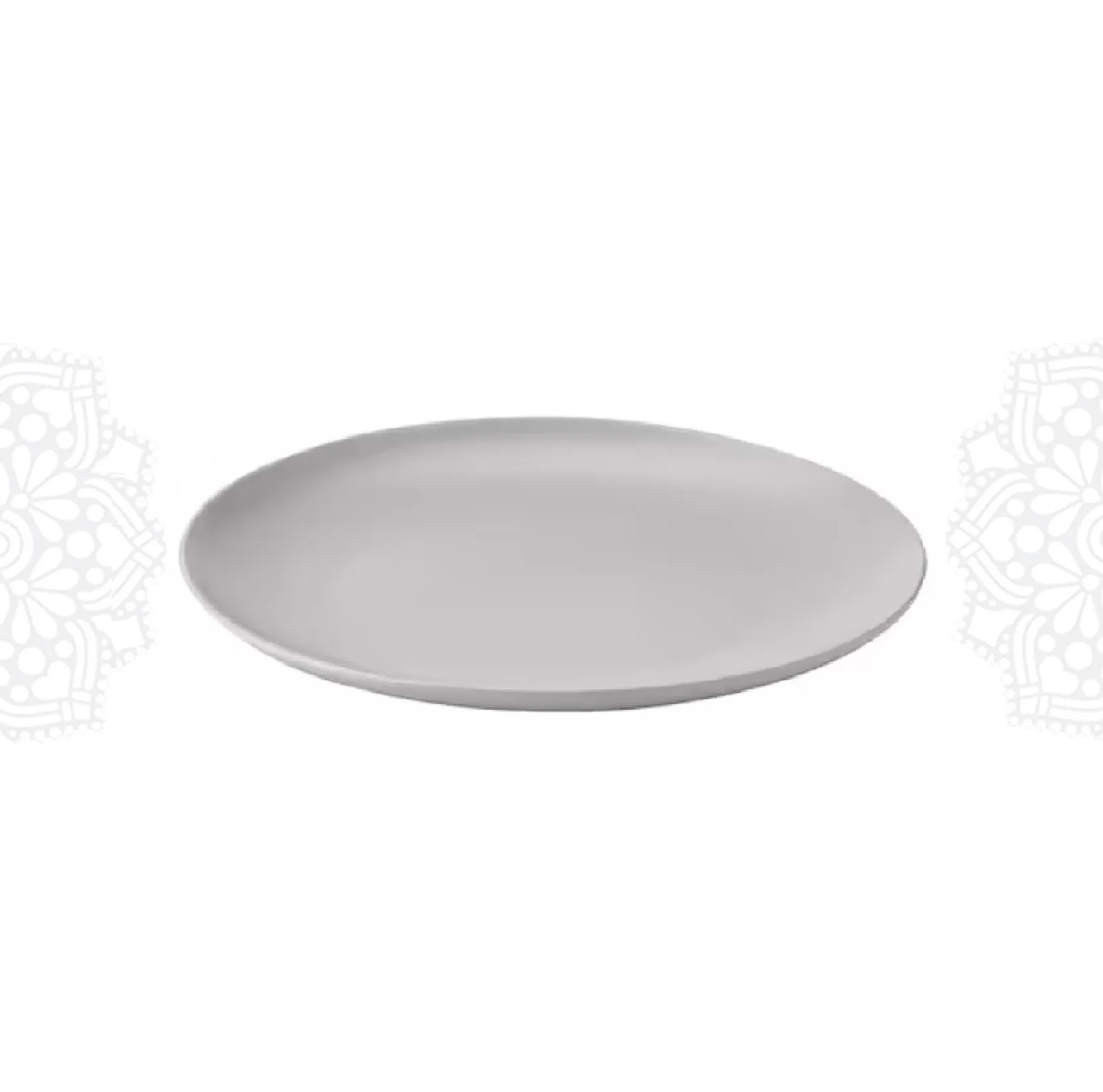 RD83 :: Glazed Rustic Gray Plate