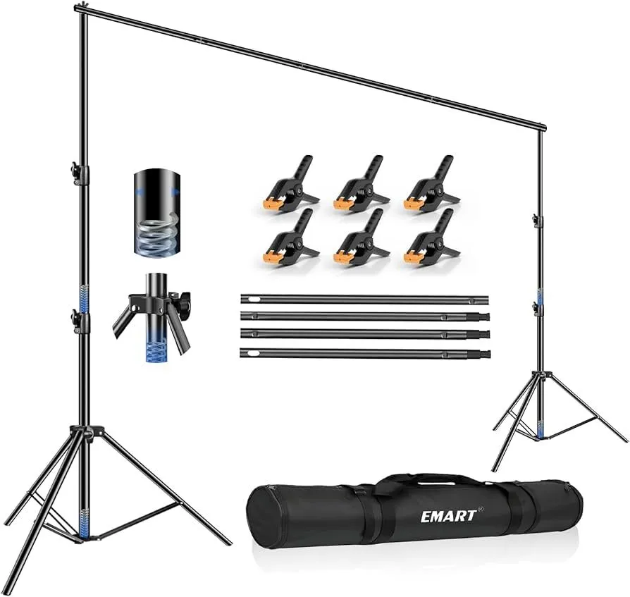 Adjustable Backdrop Support System - 10 x 10ft  