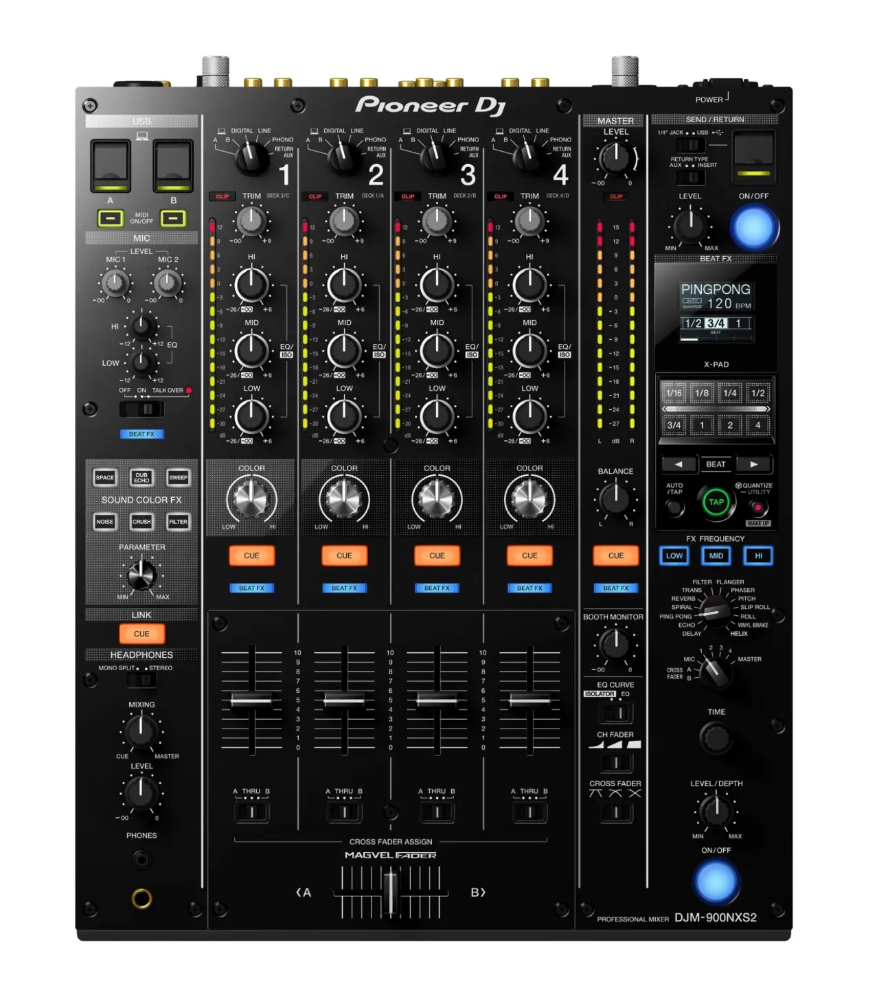 Pioneer DJM-900NSX2 4 Channel Mixer