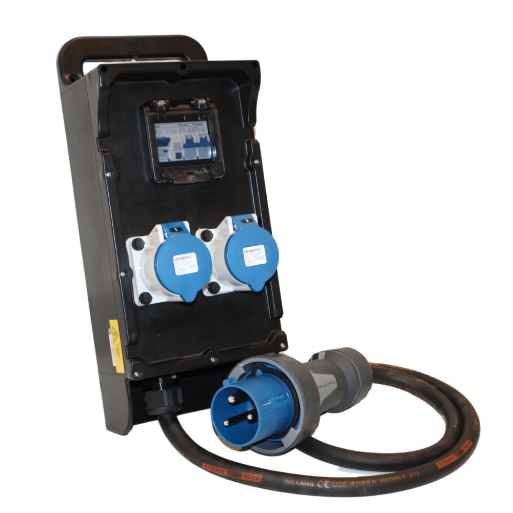 63a - 2x32a Single Phase Power Distribution Box