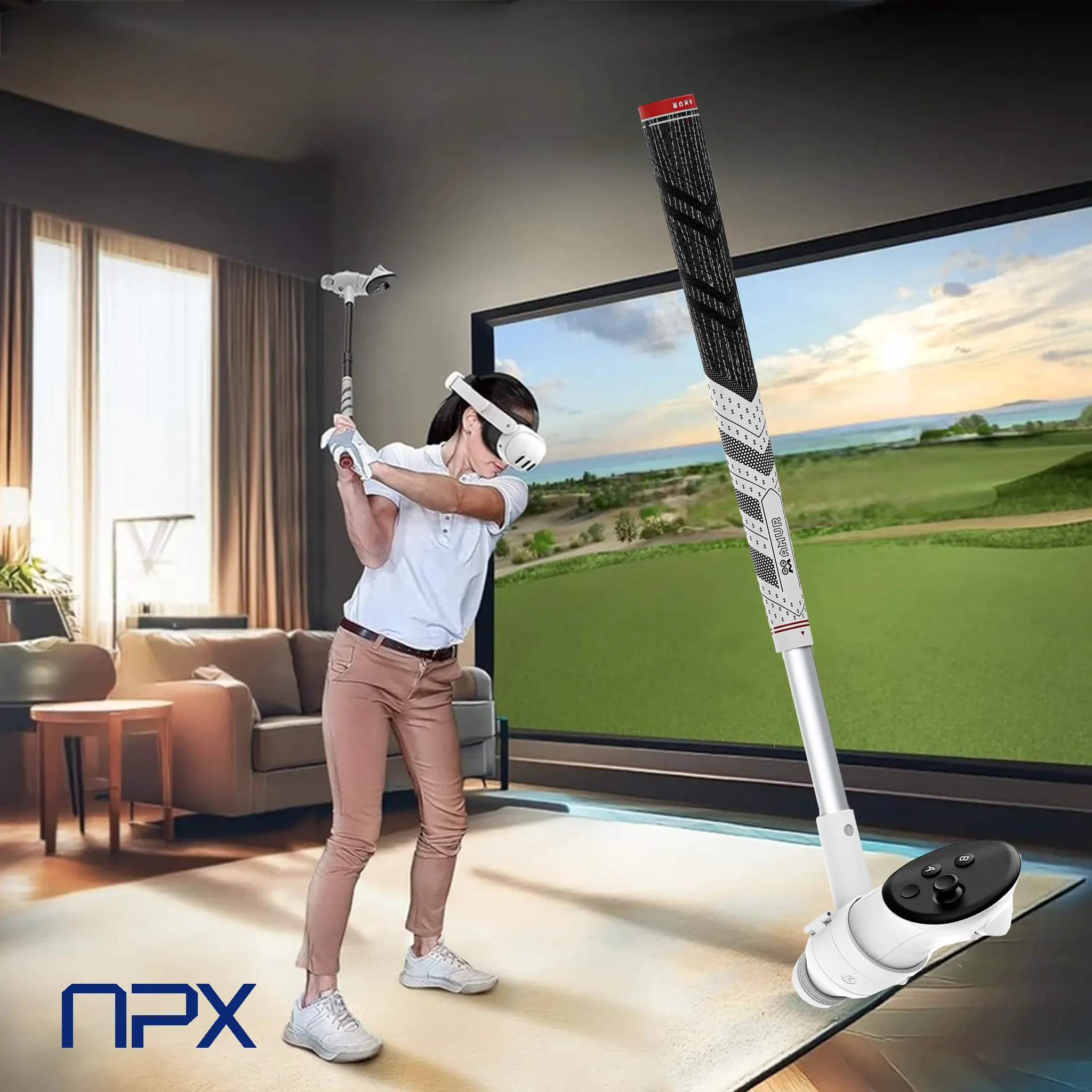 Bâton de Golf & Mini-Golf virtuel - Quest 3