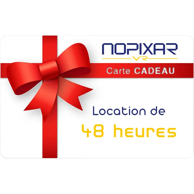 Carte cadeau pour 48 heures de location VR