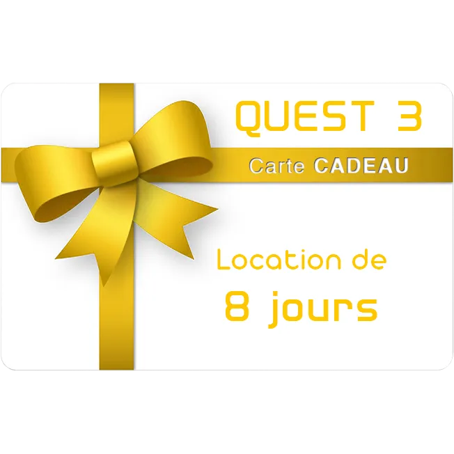Pack VR DELUXE - Quest 3 pour 8 jours