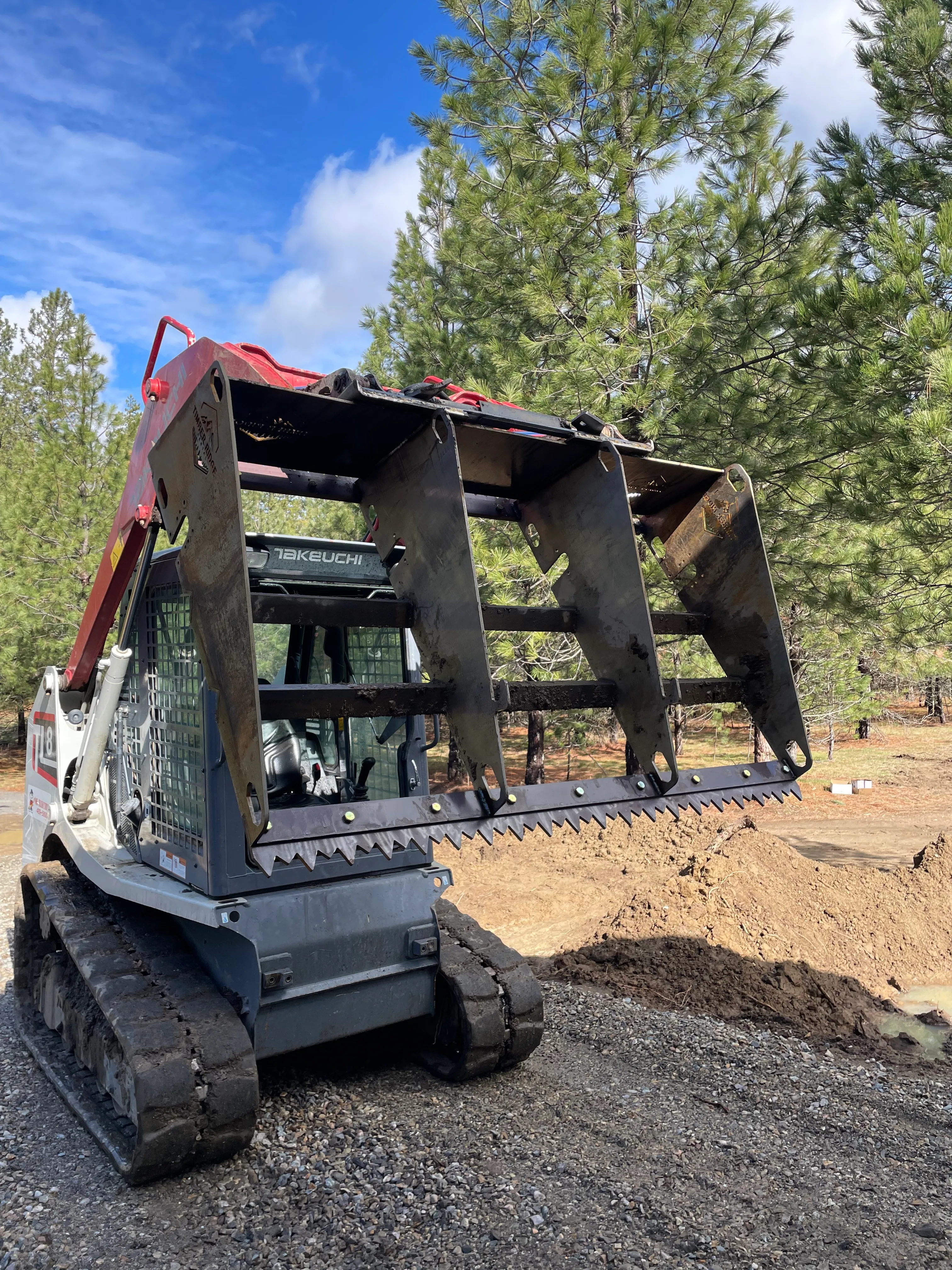 Land Plane Attachment for Skid Steer