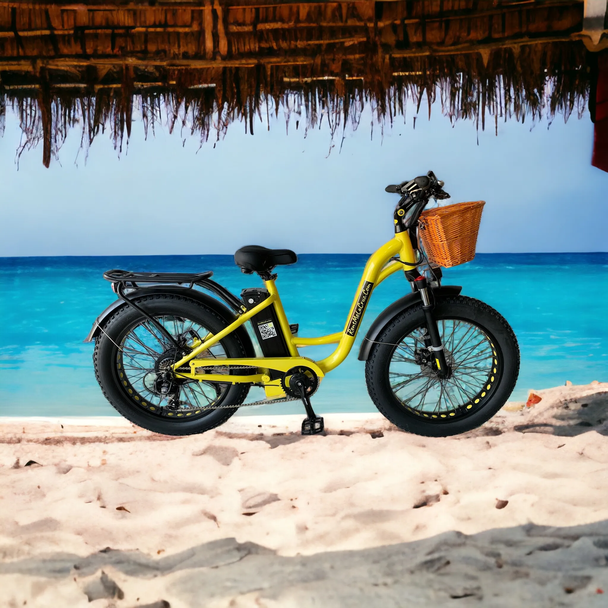 24" ELECTRIC BEACH CRUISER  BIKE