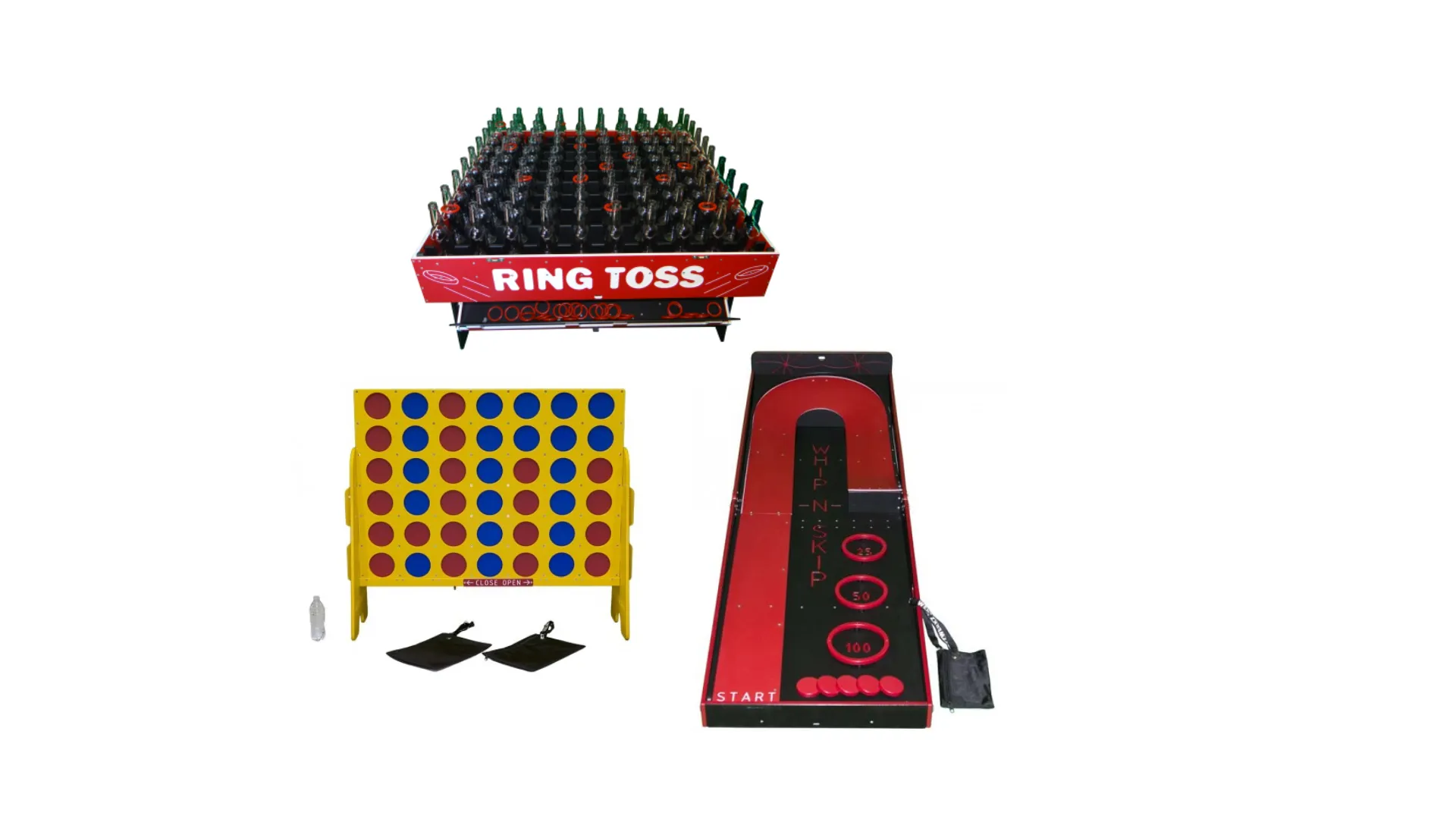 Weekend Bundle 1: Ring Toss, Connect Four, and Whip'nSkip