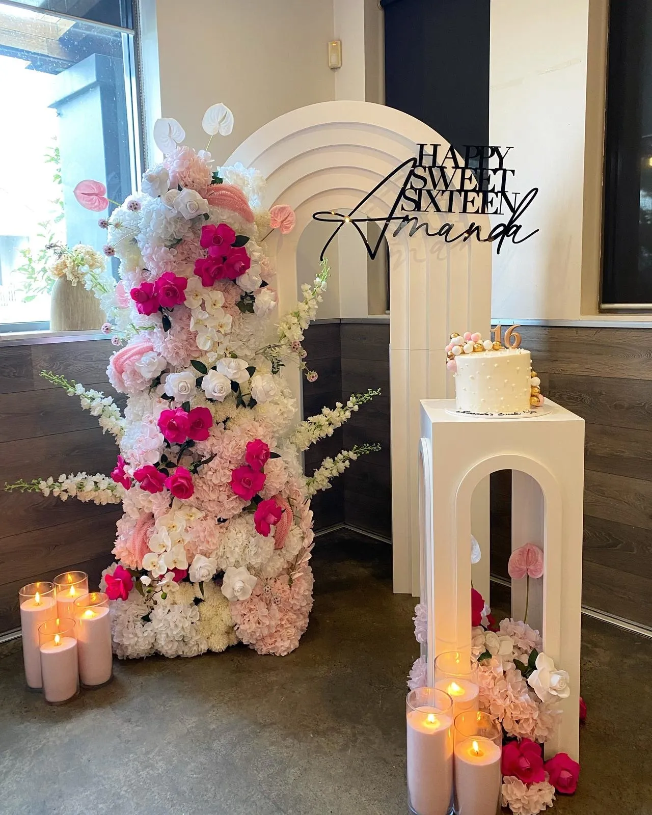 Pink & White Floral Package