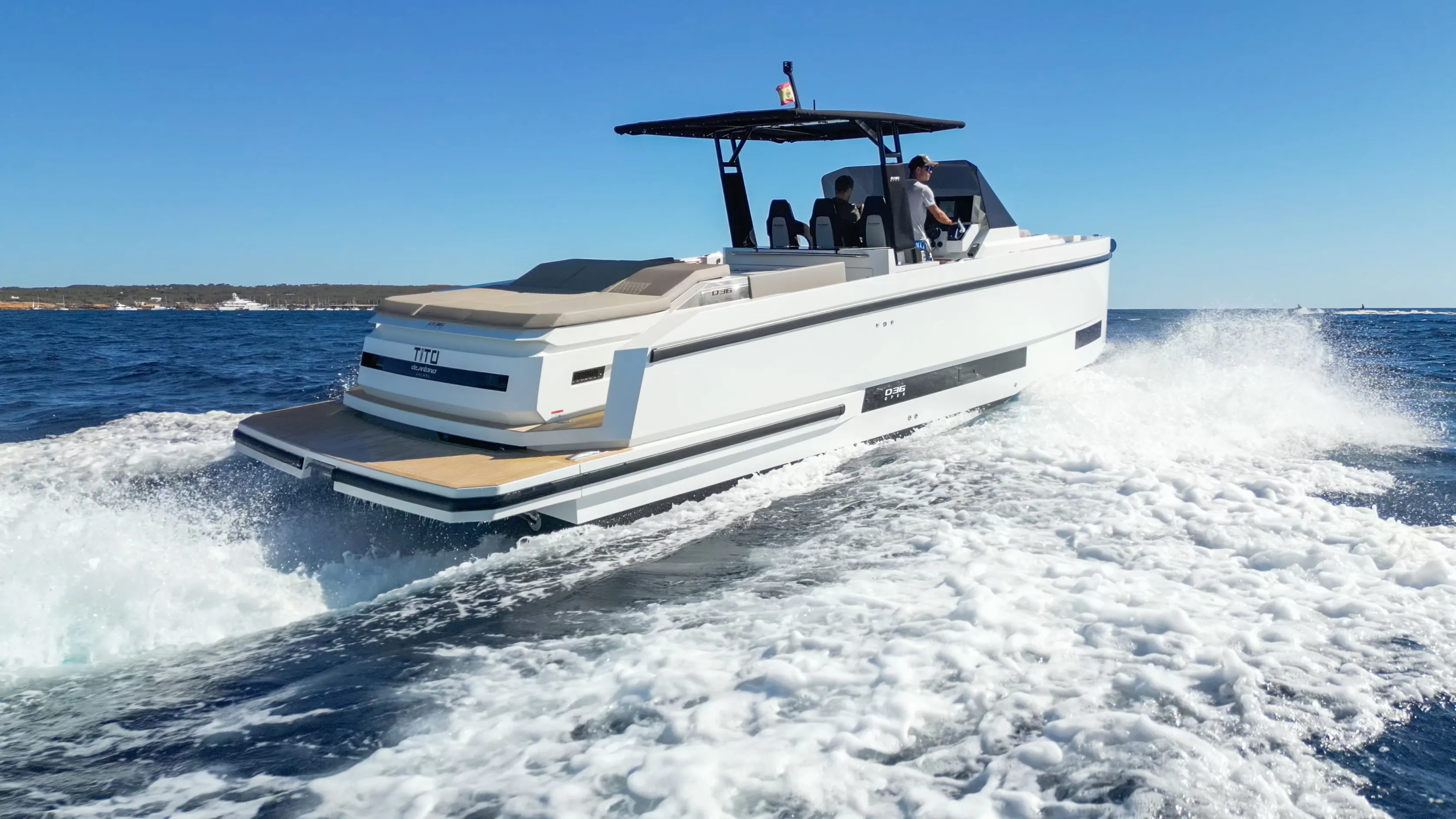 DE ANTONIO 36 FT MOTORBOAT - 11 PAX IBIZA