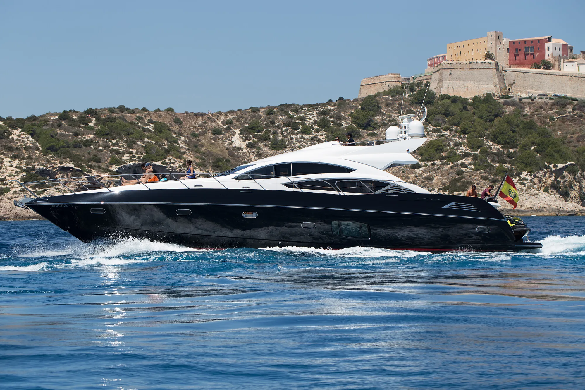 SUNSEEKER PREDATOR 74 FT YACHT - 12 PAX/ 6 NIGHT IBIZA