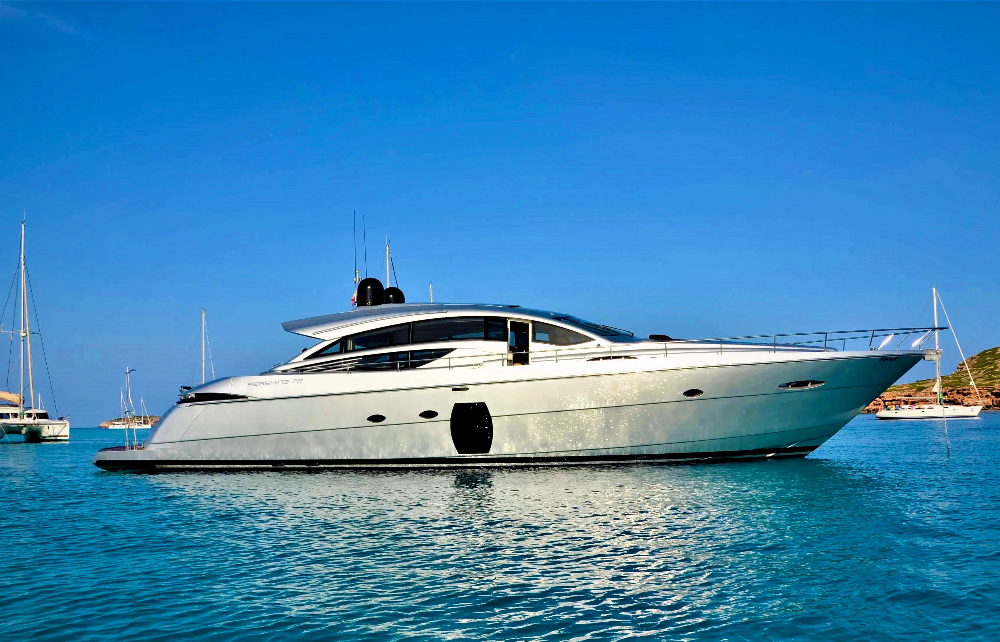 PERSHING 72 YACHT - 12 PAX IBIZA