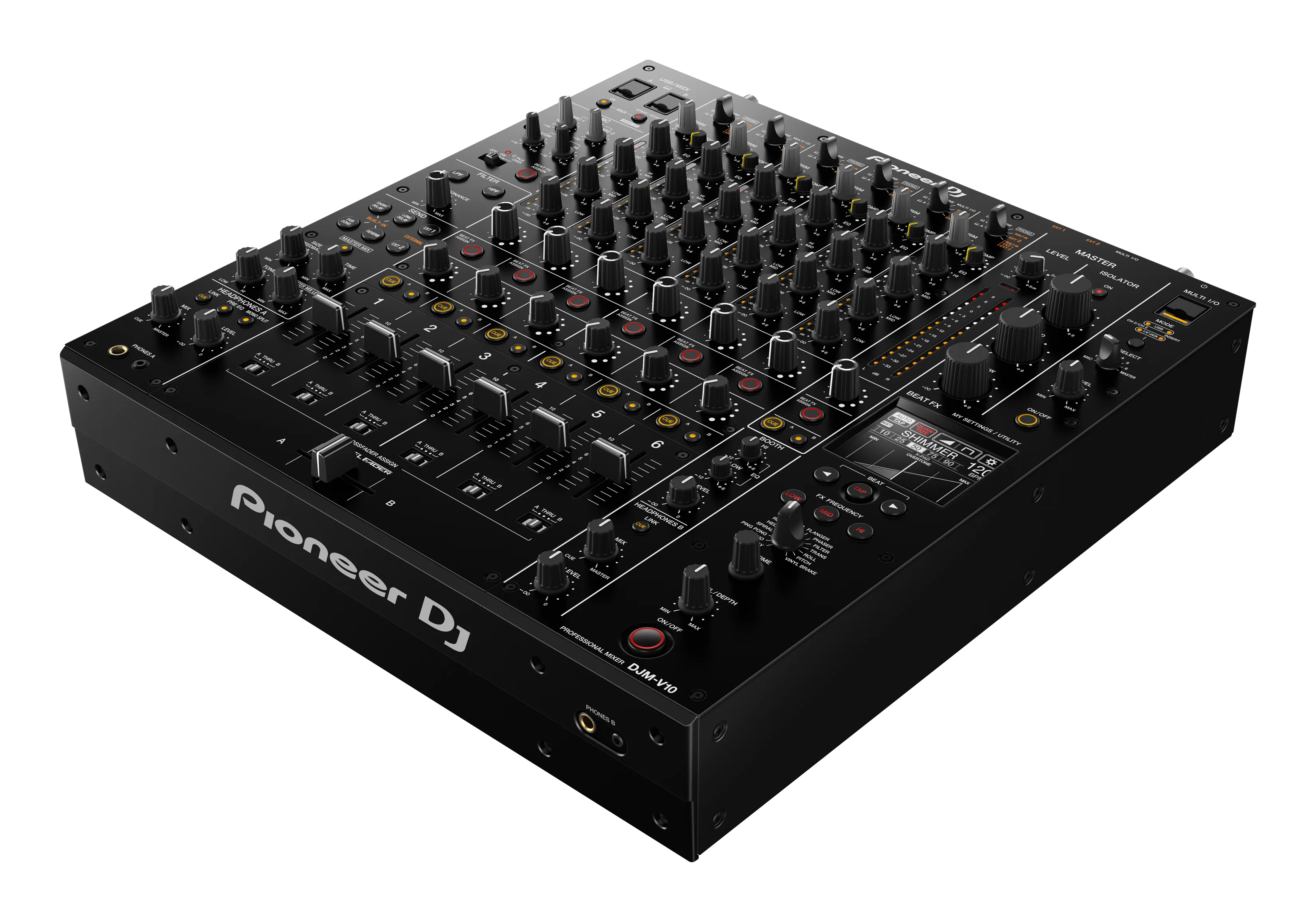 Pioneer DJM-V10 6-Kanal Profi DJ Mixer Draufsicht mieten Berlin