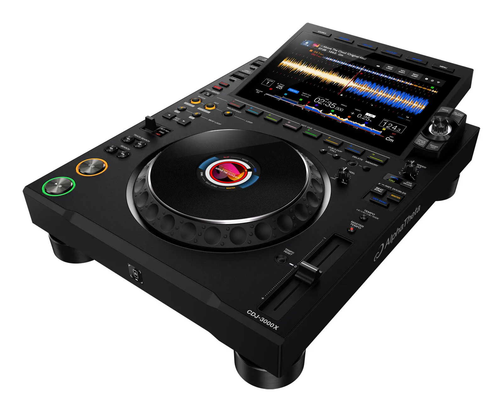 Pioneer DJ CDJ-3000X Professional Multi Player mieten Berlin. Professioneller DJ-Deck-Standard für Clubs und Festivals.