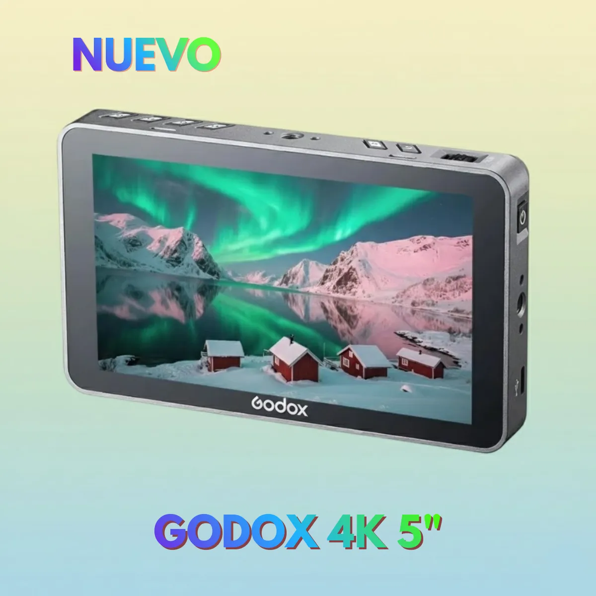 🖥️ Kit Monitor Godox GM6S 5.5" 4K 