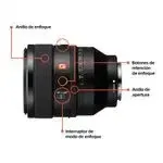 Lente SONY GM 50mm f 1.2 