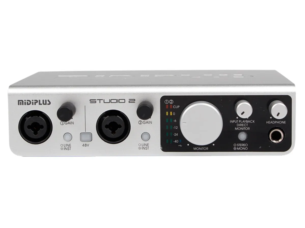 Placa de sonido Midiplus Studio 2