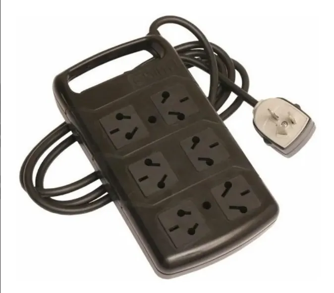 Zapatilla  toma corrientes 6 enchufes