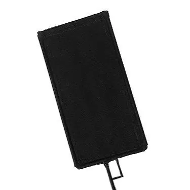 KIT Bandera S negra 45x60cm con D200 y trípodede 