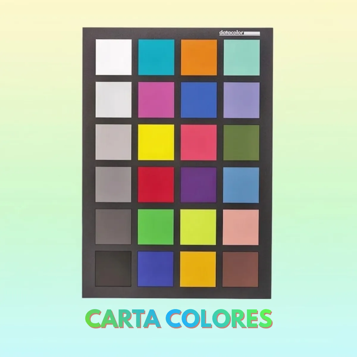 Carta de Color Datacolor SpyderCHECKR 24 