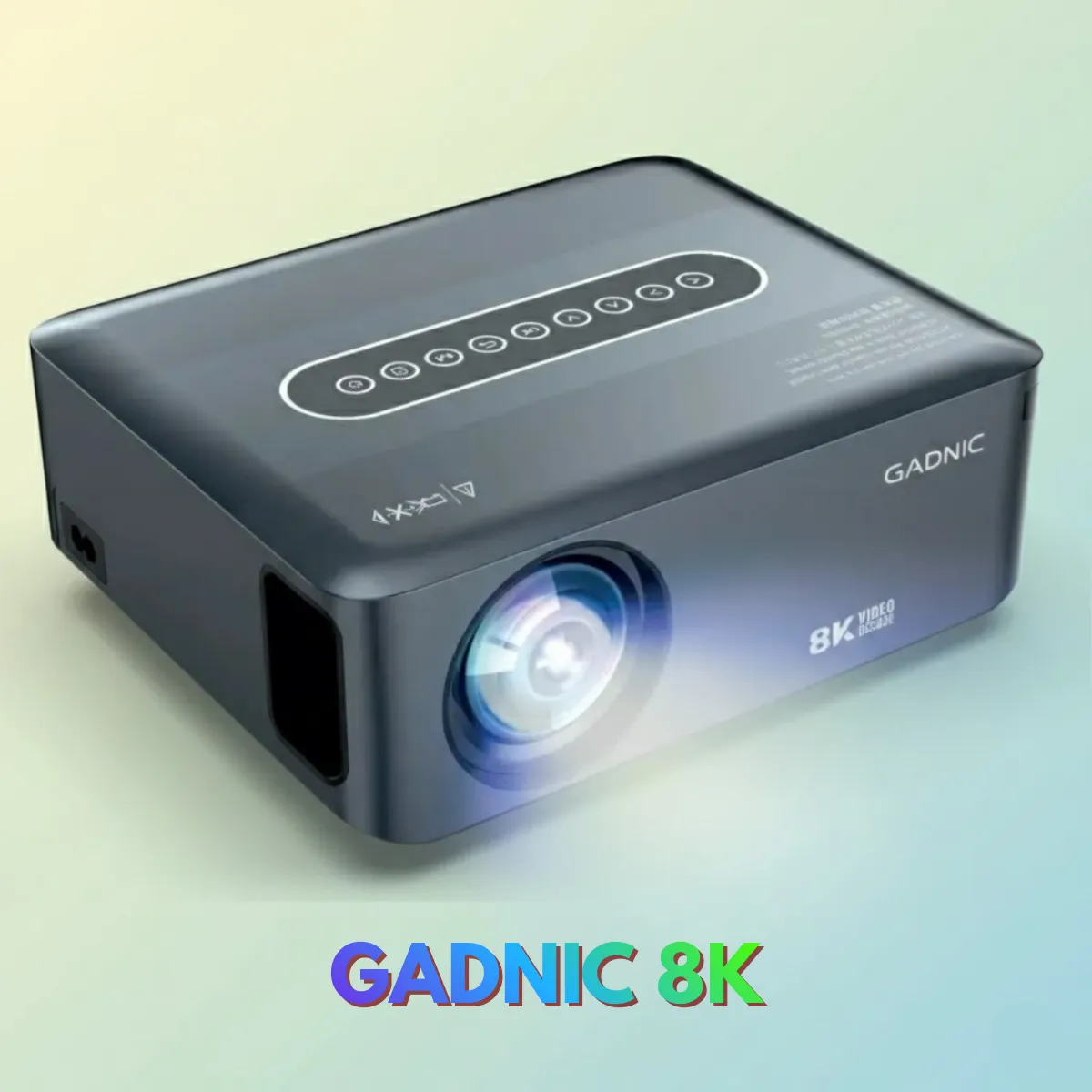 KIT Proyector Gadnic 8K Ultra Brillo 8000 Lumenes