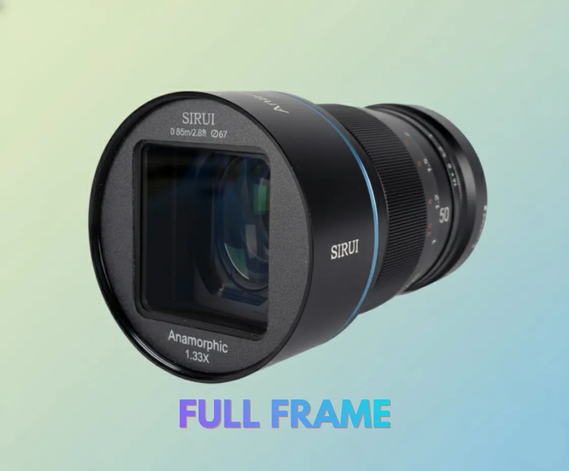 Lente SIRUI Anamórfico 50mm f 1.8 montura E