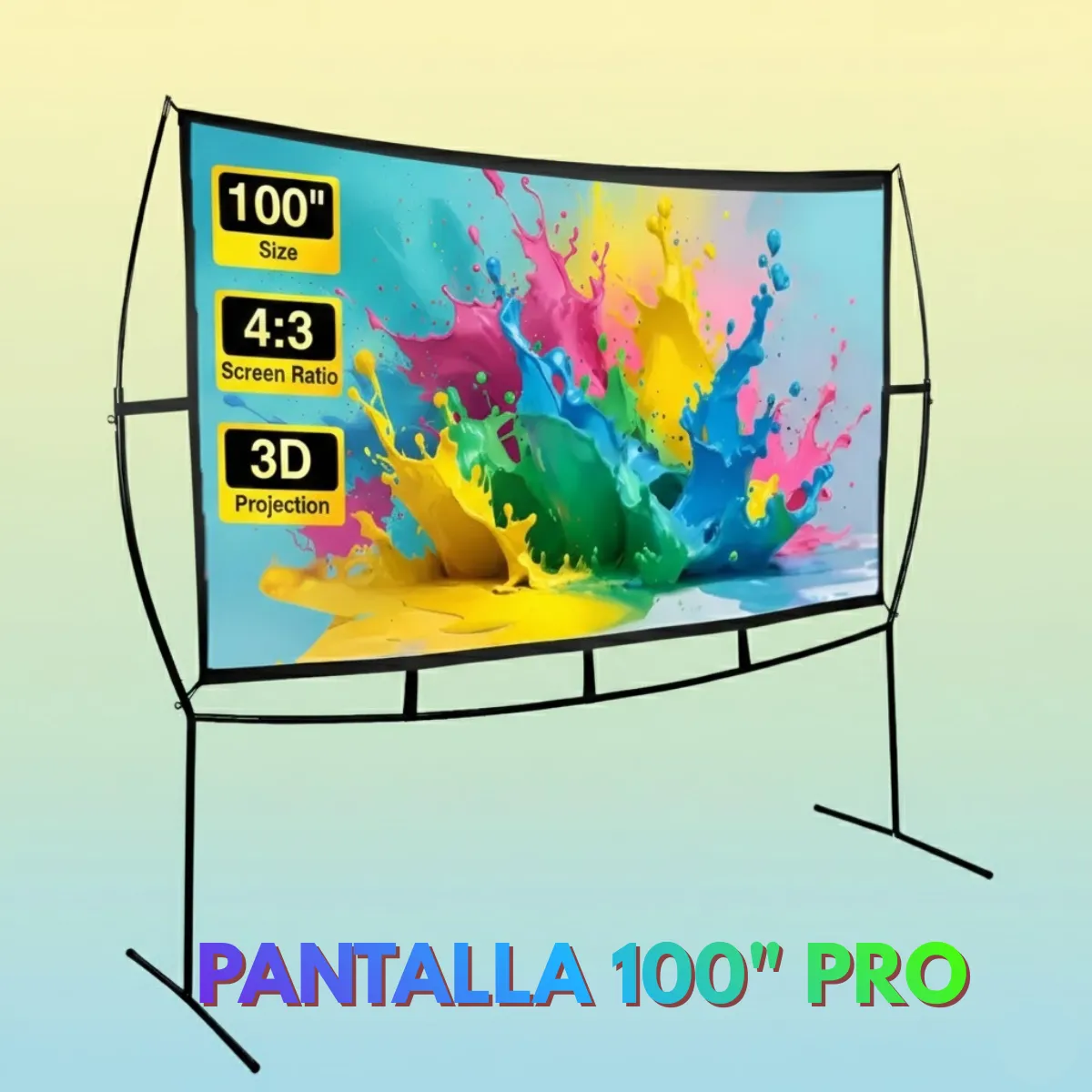 Pantalla Para Proyector 100" PRO