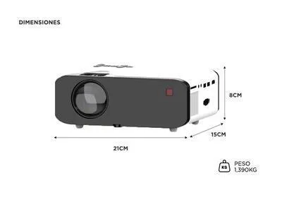KIT Proyector Gadnic MiniCine 5000 Lúmenes