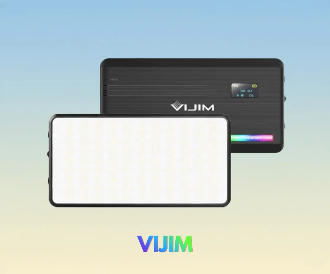 💡Luz de Camara RGB Vijim + zapata