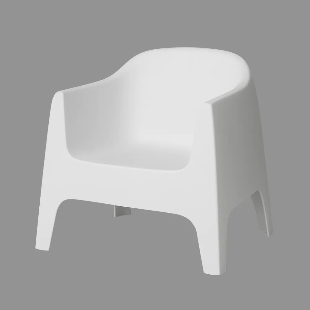 Fauteuil lounge blanc