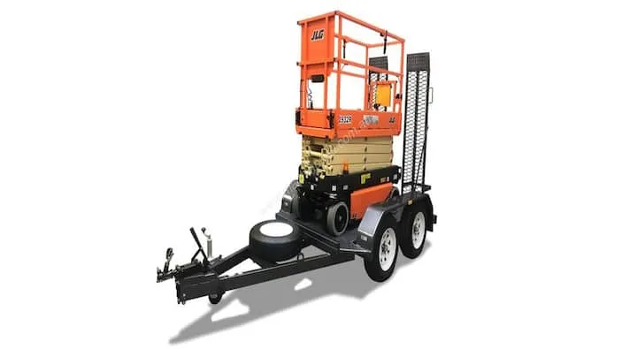 Scissor Lift and Trailer
