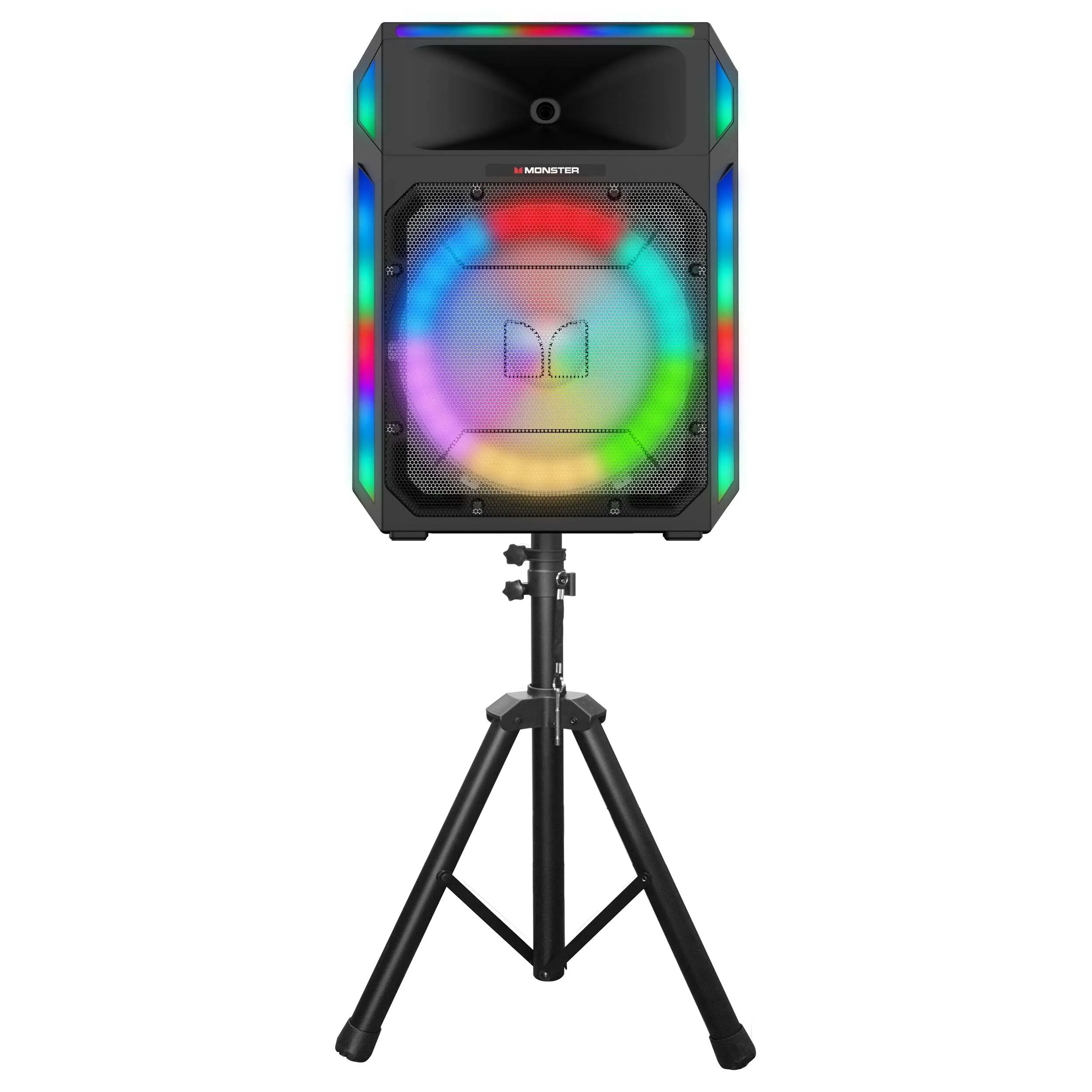 All-InOne PA Speaker W/Tripod & Mic (BLUETOOTH)