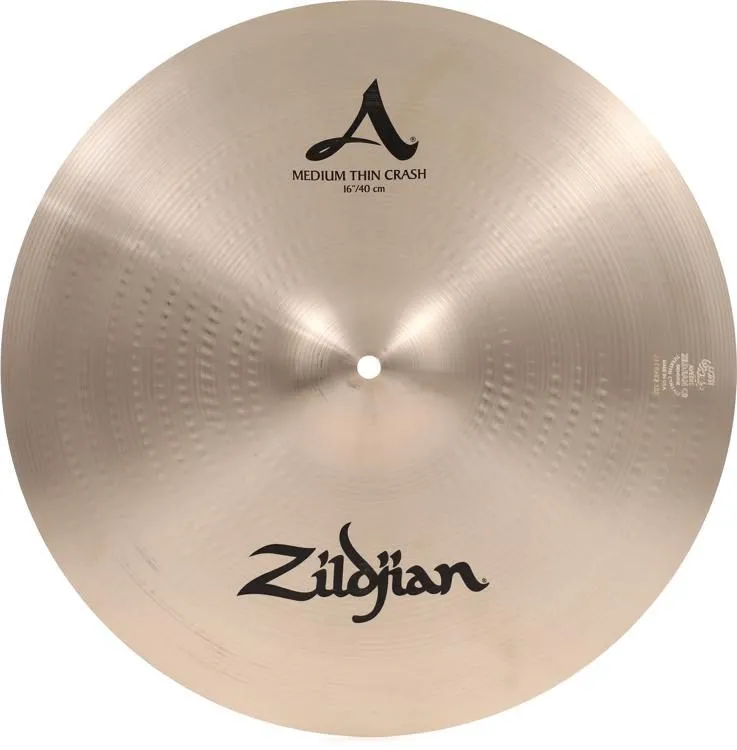 Zildjian A Medium Thin Crash Cymbals 18"