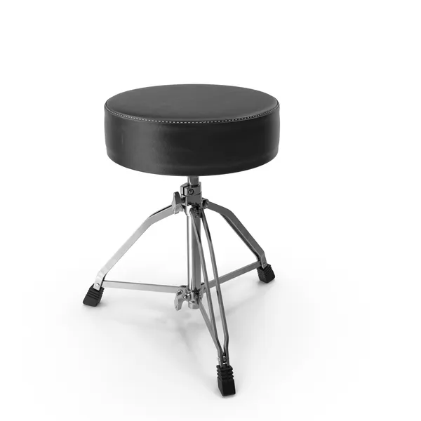 Generic Round Drum Throne Black