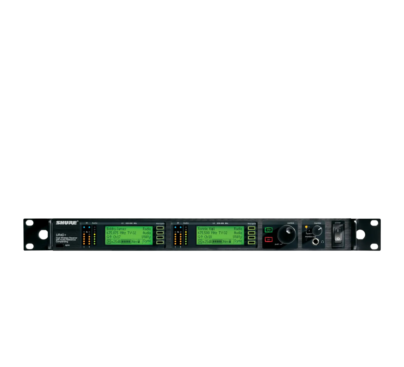 SHURE UR4D WIRELESS RECIVER