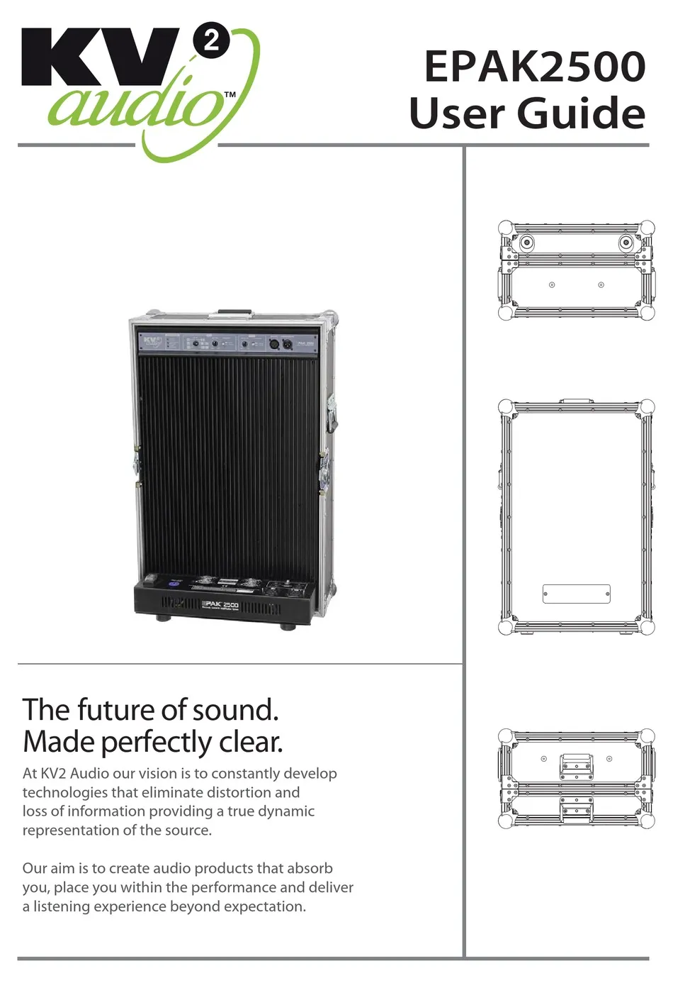 KV2 Audio EPAK 2500 Amp Packs