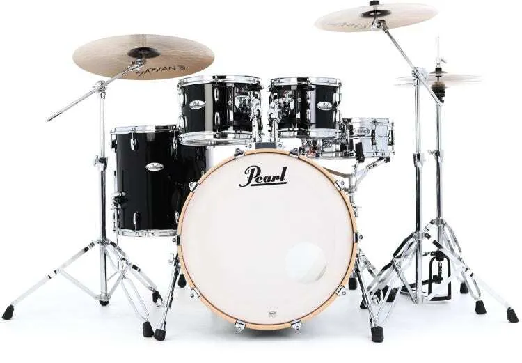 Pearl Masters All Maple Shell Black 22, 10, 12, FL 16, FL 18*