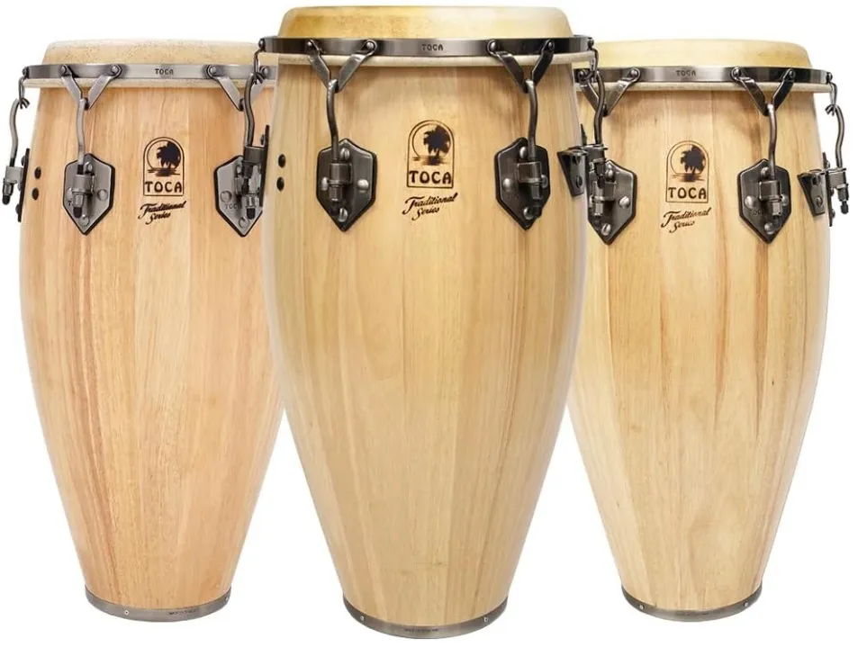 Toca Traditional Series Congas - Natural (10", 11", 12")