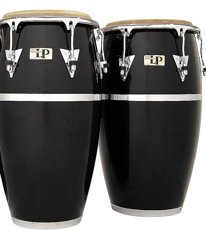 Latin Percussion Congas - Black (11", 12")