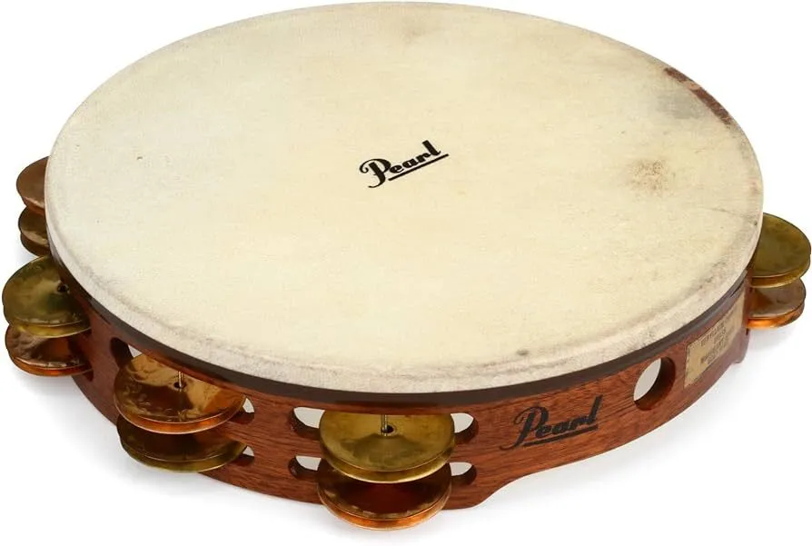 Pearl Brass Tambourine