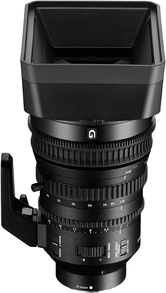 Sony 18-110mm F4 G Power Zoom OSS Super 35mm / APS-C Format E-Mount Lens