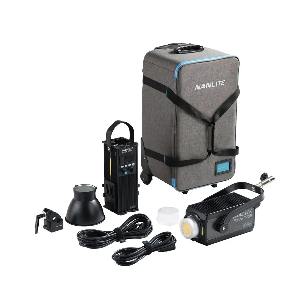 Nanlite Forza 720B Bi-Colour LED Monolight with Rolling Case
