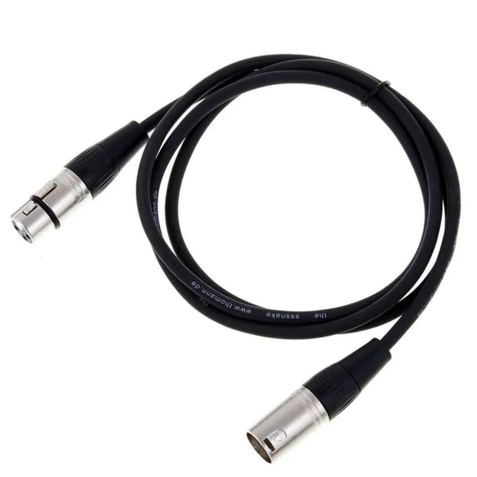 1m High Quality XLR to XLR Plug Microphone Cable