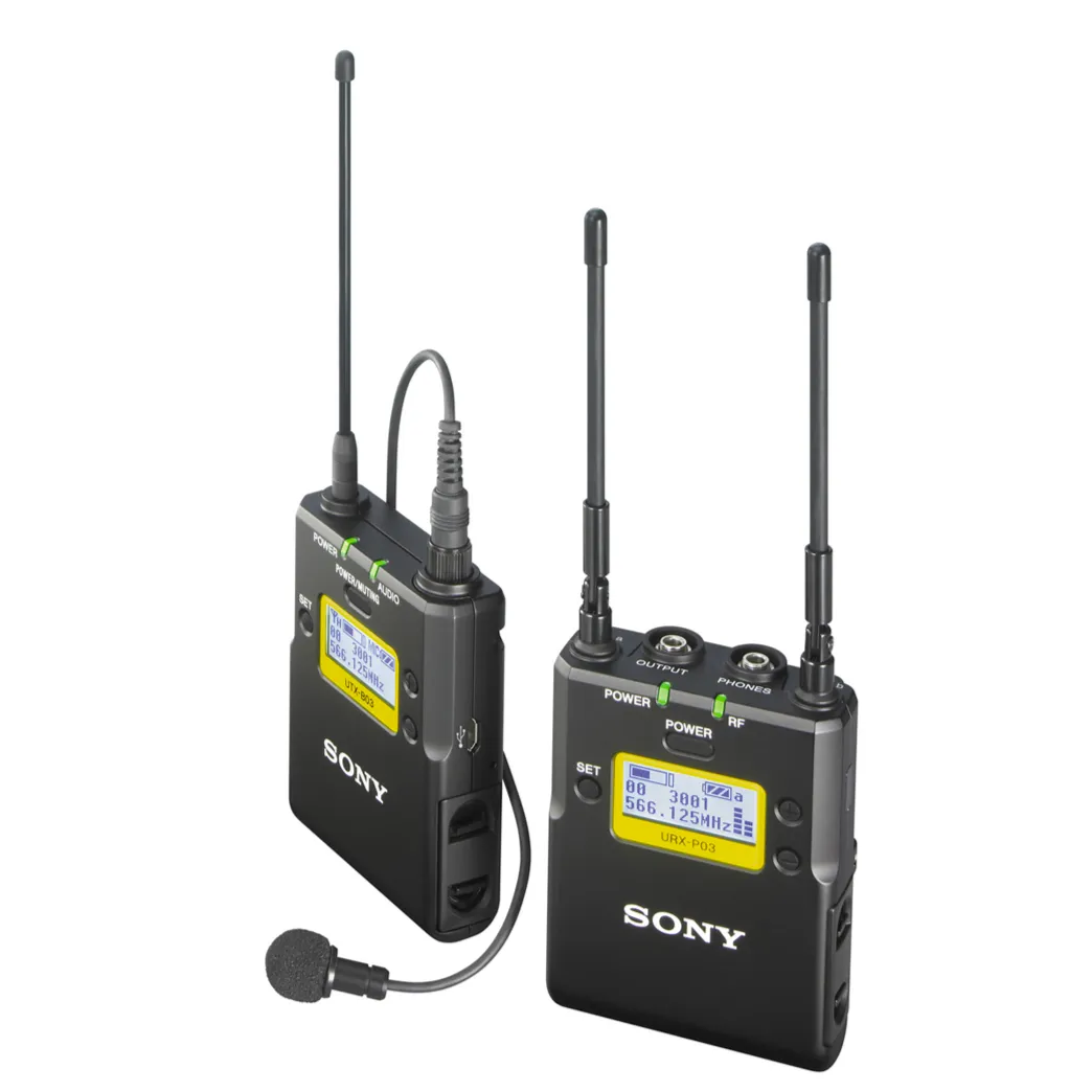 Sony UWP wireless belt-pack transmitter and receiver