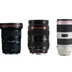 Canon L-Series EF 3 Lens set 