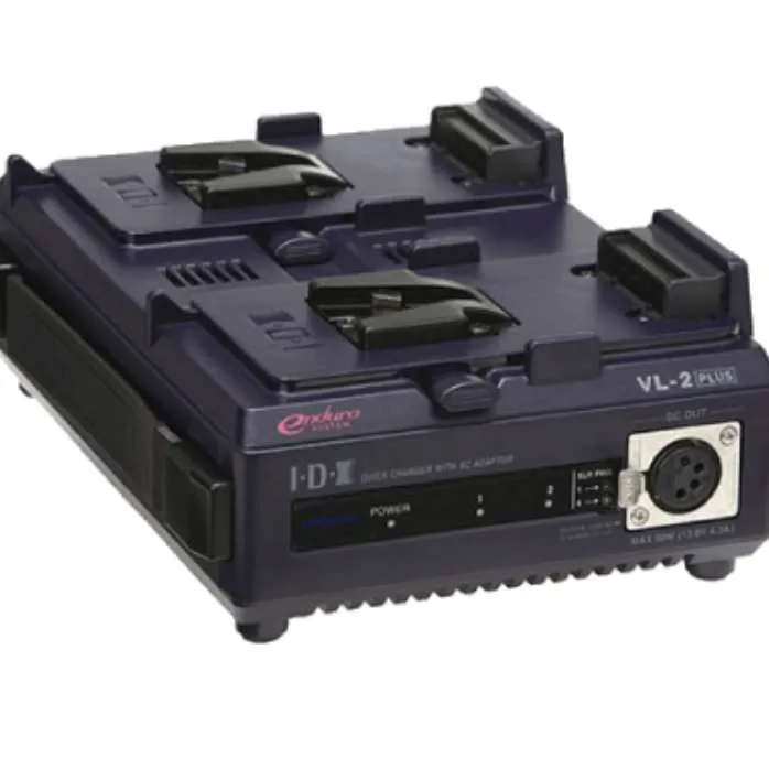 IDX VL-2Plus 2 Ch. V-Mount Sequential Fast Charger
