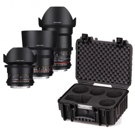 Samyang EF Cinema Prime 3 Lens Kit 