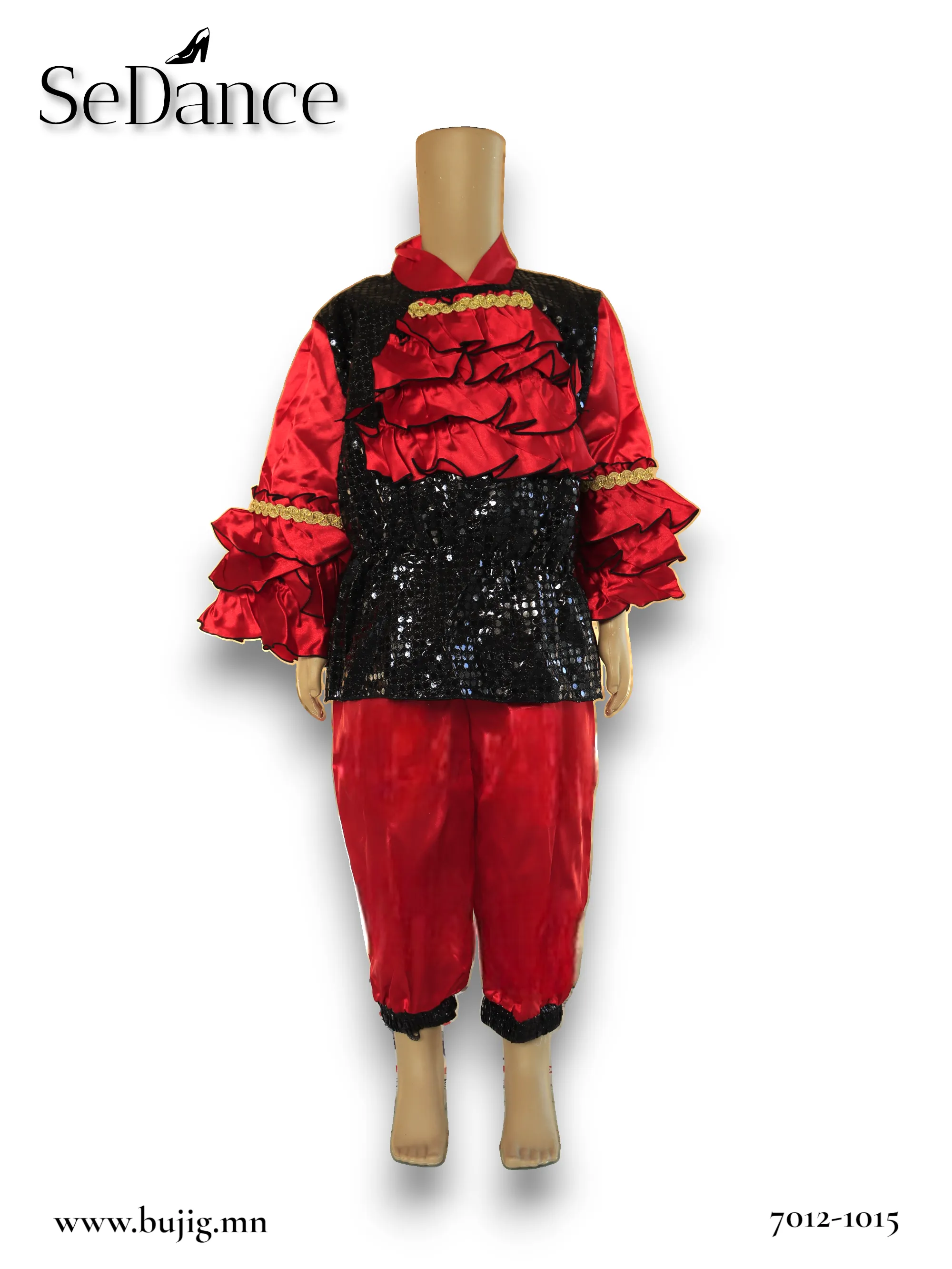 19-13 хүүхдийн хослол улаан хар