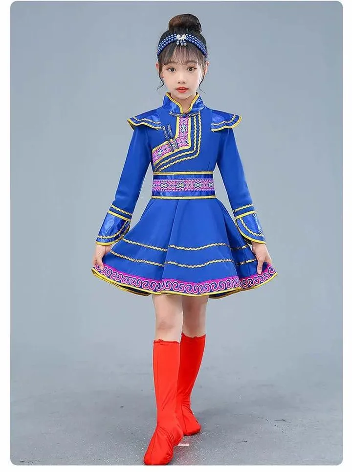 9-58 Өвөр Монгол эмэгтэй хүүхдийн дээл